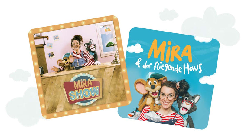 Cover von "MIRA Show" und "MIRA & das fliegende Haus"