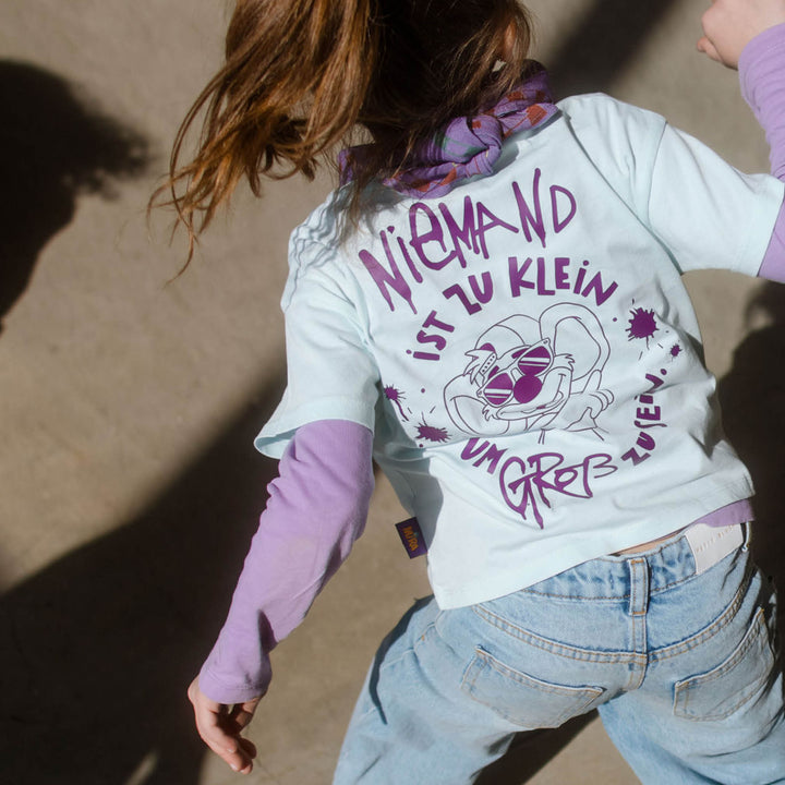 T-Shirt: "Niemand ist zu klein, um groß zu sein" - Rückseite