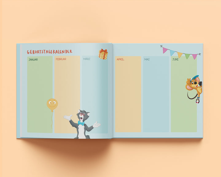 "Mein Freundschaftsbuch" - Innenseite