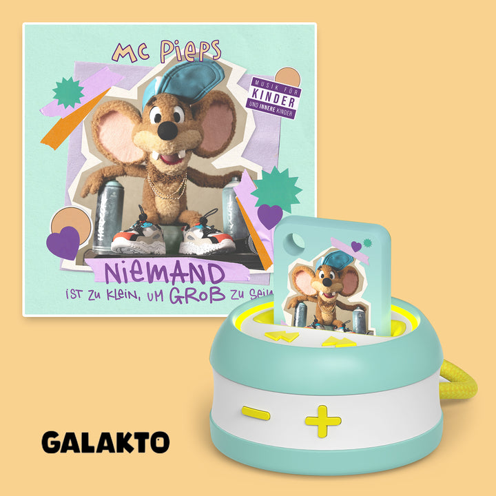 MC Pieps Album Galakto Token - Niemand ist zu klein, um groß zu sein!