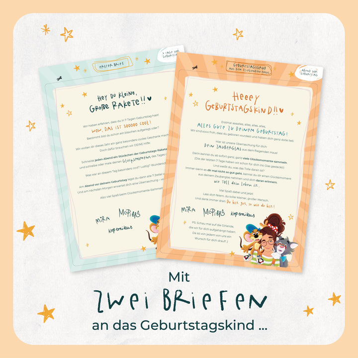 Mit zwei Briefen an das Geburtstagskind ...