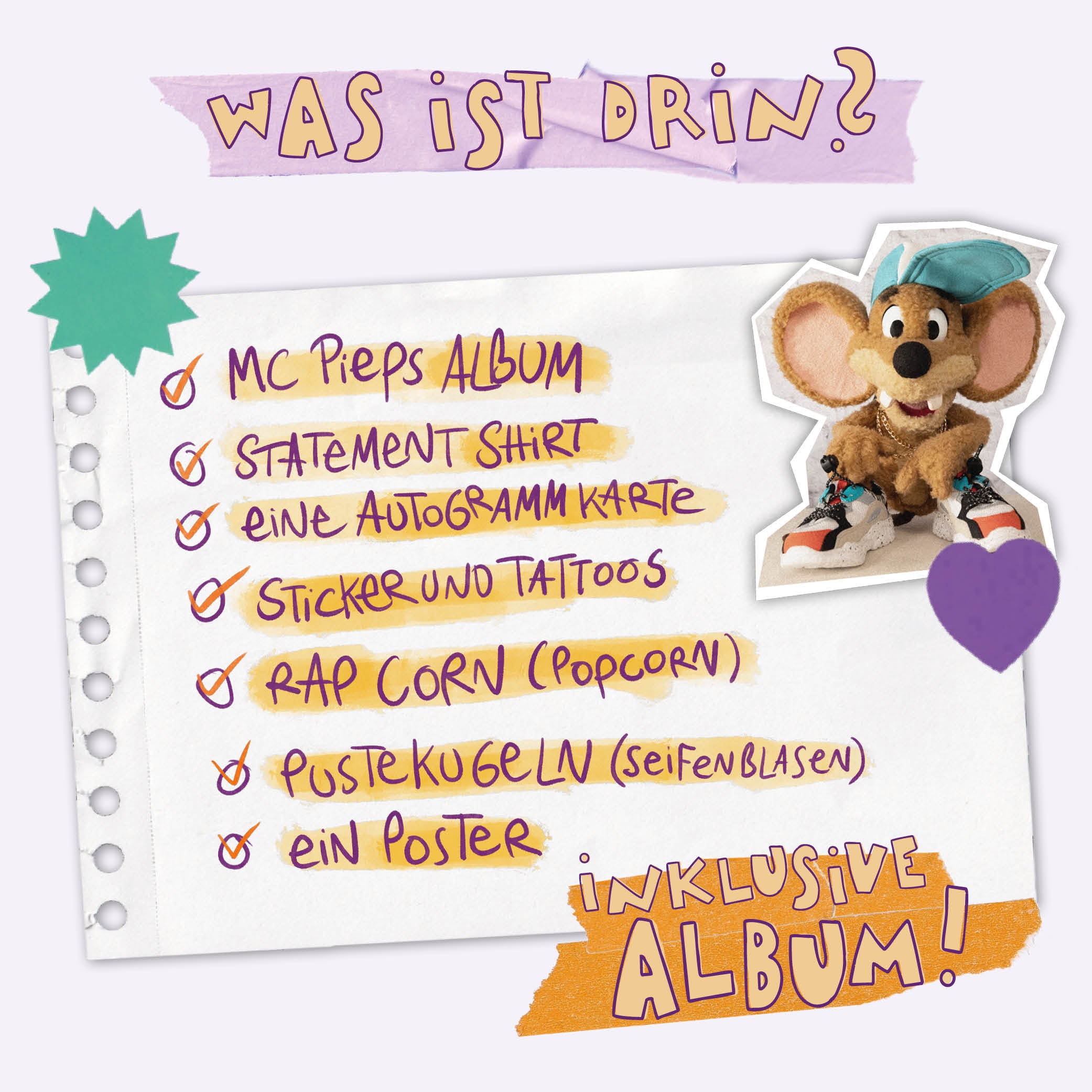 MC Pieps-Box inkl. Album