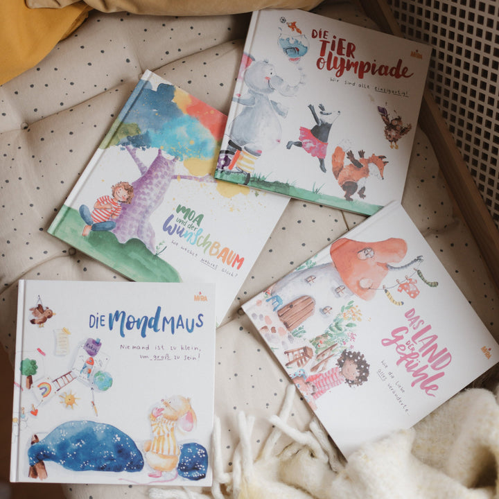 Alle vier Bücher des 4er Sets Vorlesegeschichten