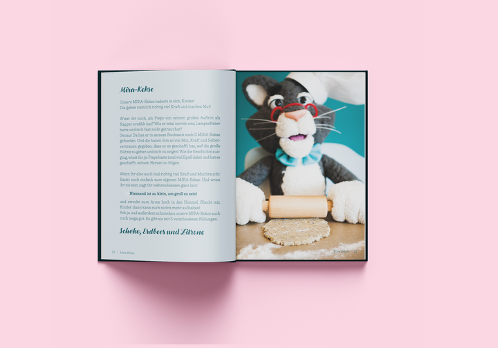 "MIRAs Kinderkochbuch" - Innenseite