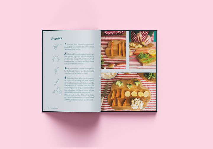 "MIRAs Kinderkochbuch" - Innenseite